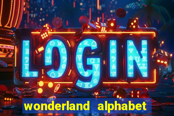 wonderland alphabet comic studio